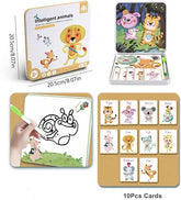 Magnetic sticker puzzle INTELLEGENT ANIMAL - EKT2487